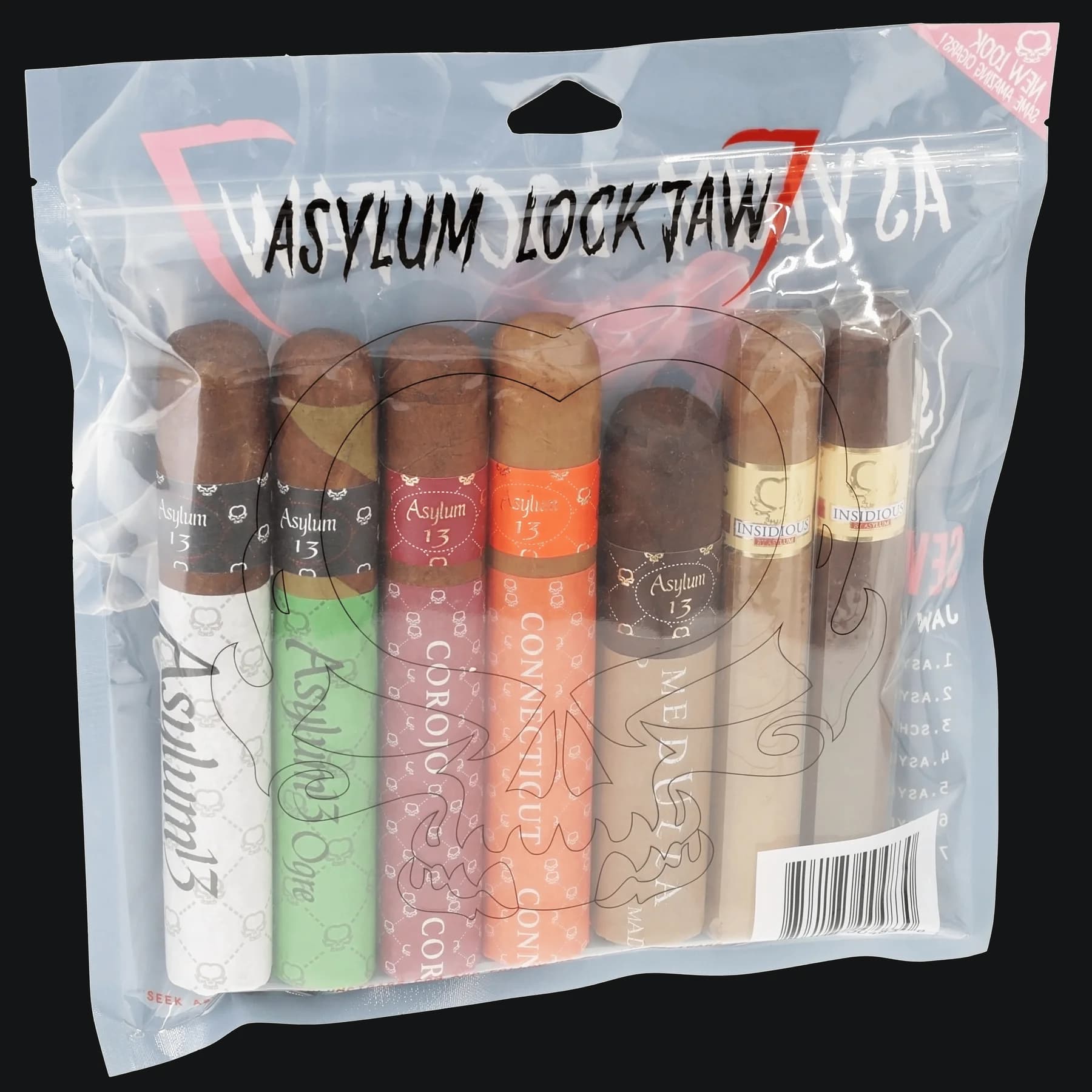 Asylum - Lockjaw - Pack of 7