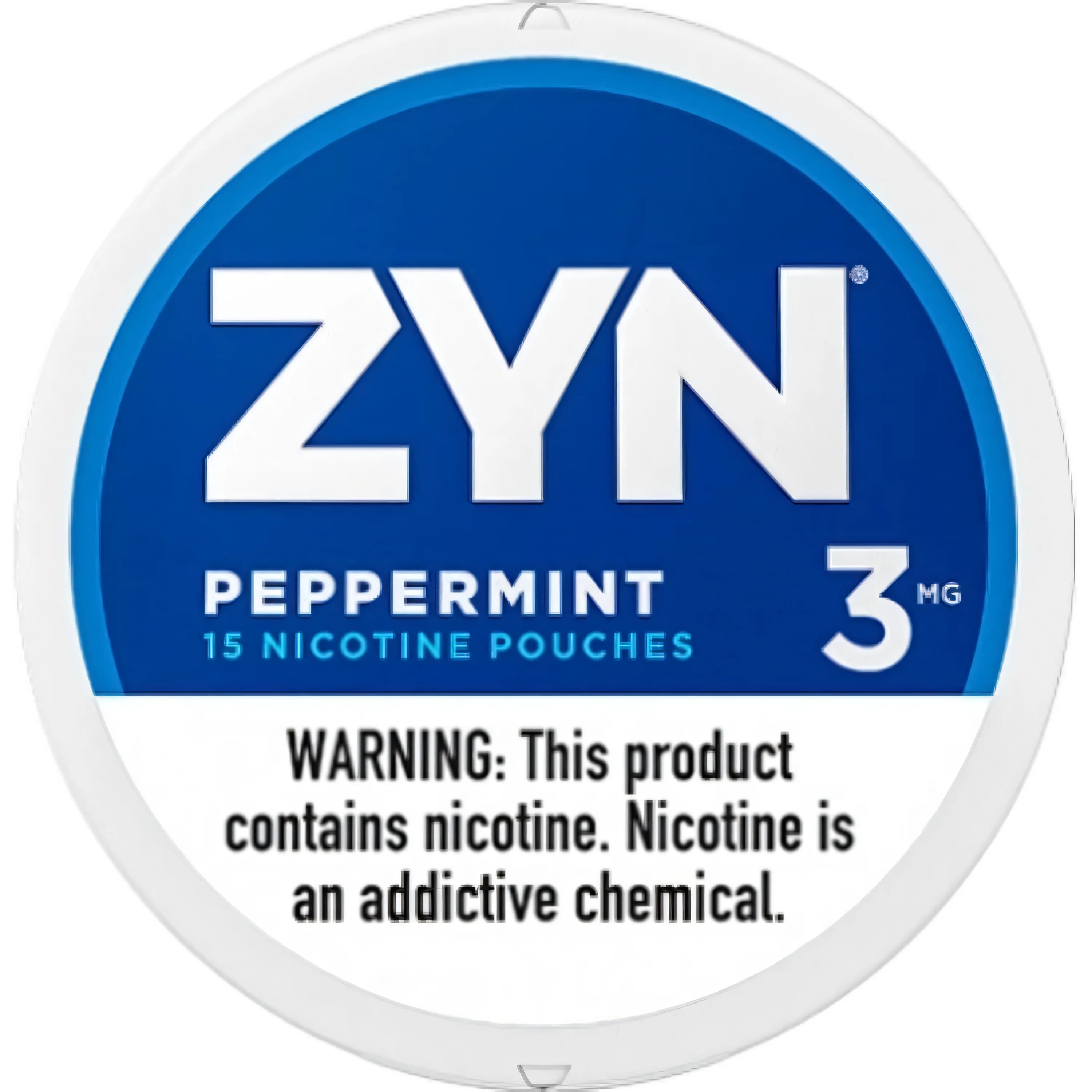 ZYN Nicotine pouches 3mg Peppermint (5 cans)