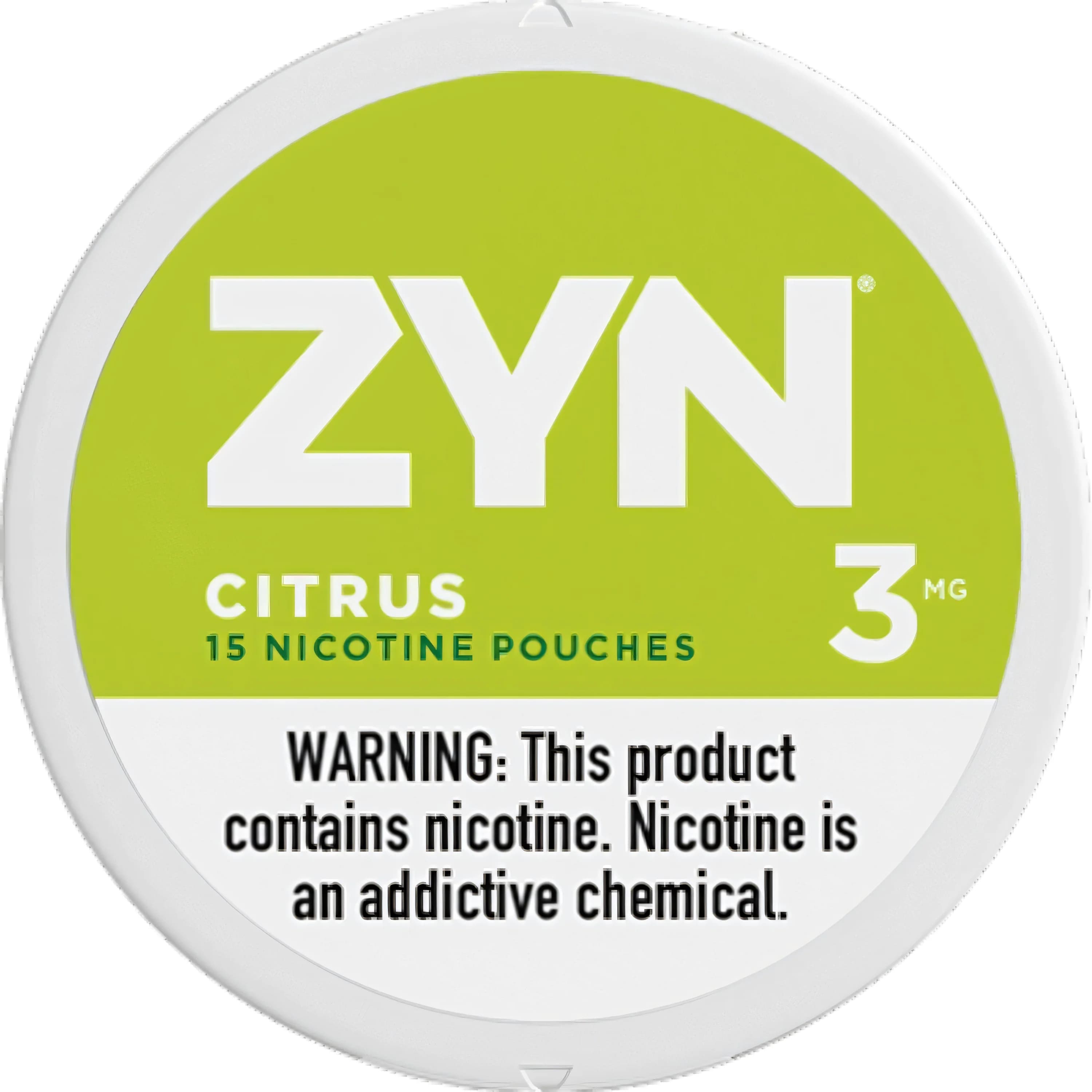 ZYN Nicotine pouches 3mg Citrus (5 cans)