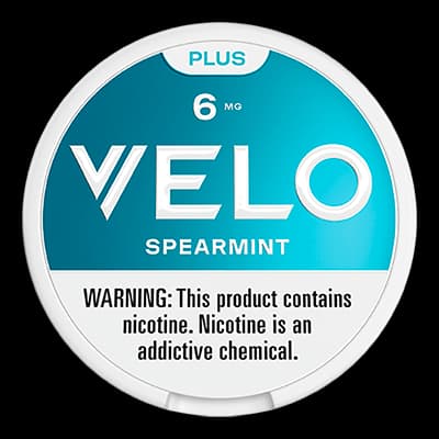 VELO Plus Spearmint 6mg Nicotine Pouches - 5 Cans