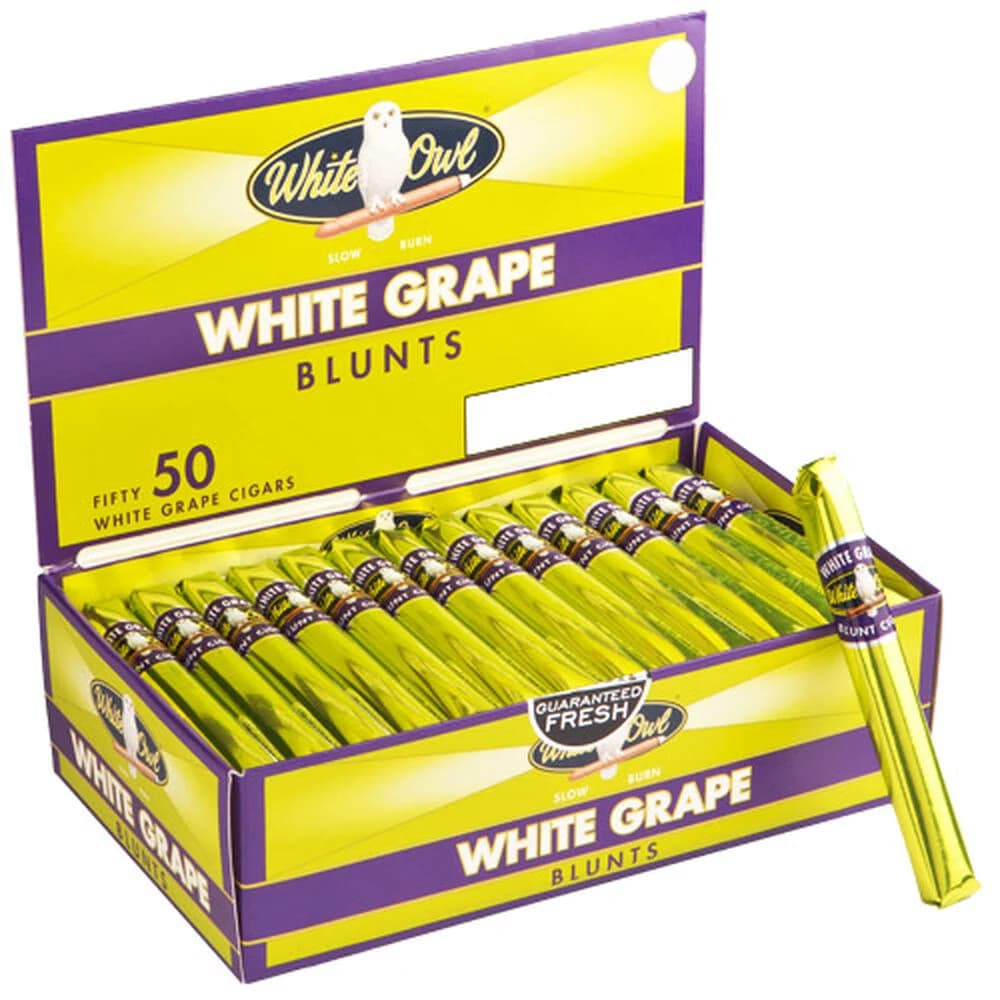 White Owl Blunts Box of 50 (White Grape)