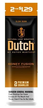 Dutch Masters Foil Fresh Honey Fusion Cigarillos (30 Packs of 2)
