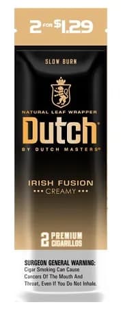Dutch Masters Foil Fresh Irish Fusion Cigarillos, 30 Packs of 2