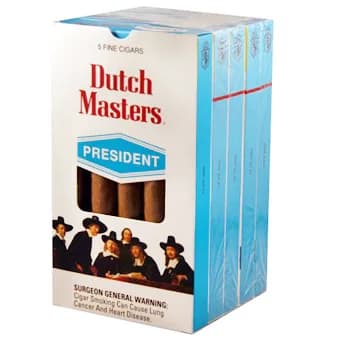 Dutch Masters President Cigars 5 Packs of 5