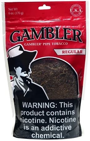Gambler Regular Pipe Tobacco 6 oz Bag