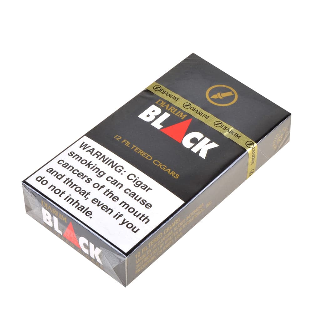 Djarum Black Filtered Cigars 10 Packs of 12