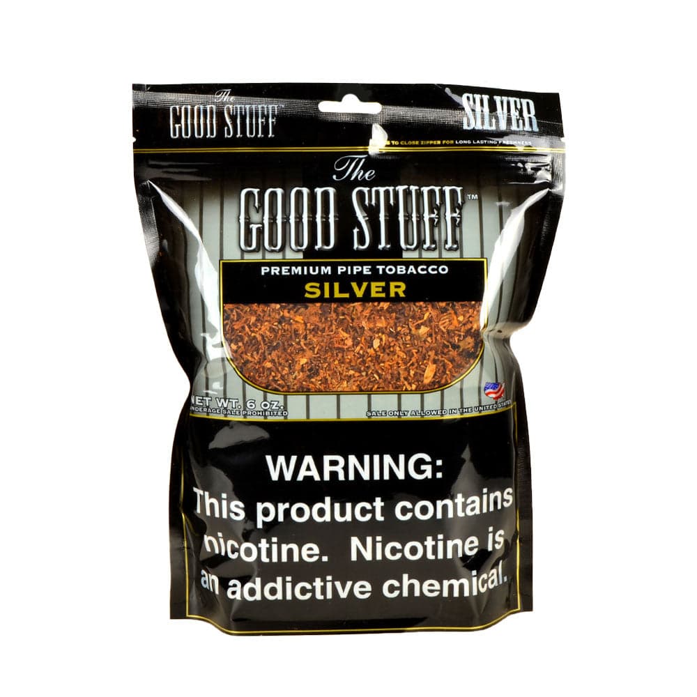 Good Stuff Silver Pipe Tobacco 6 oz. Bag