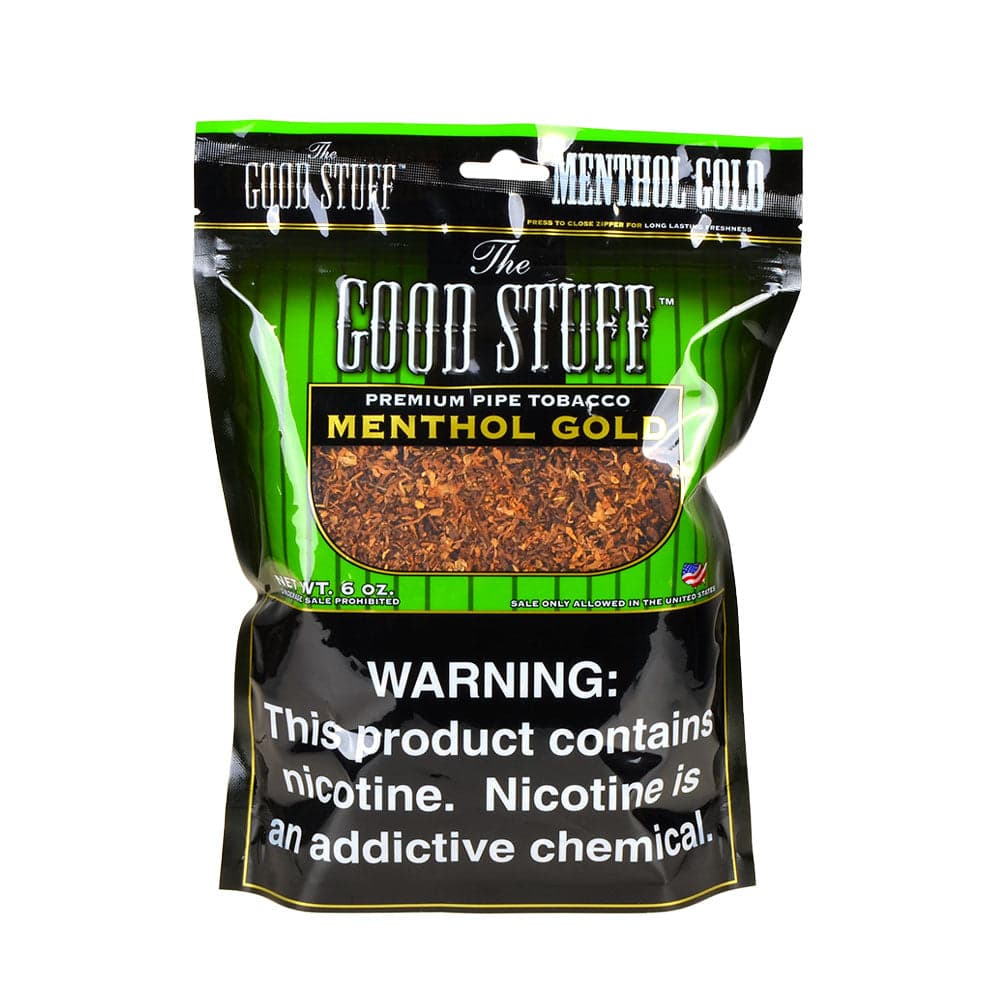 The Good Stuff Menthol Gold Pipe Tobacco (6 oz. Bag)