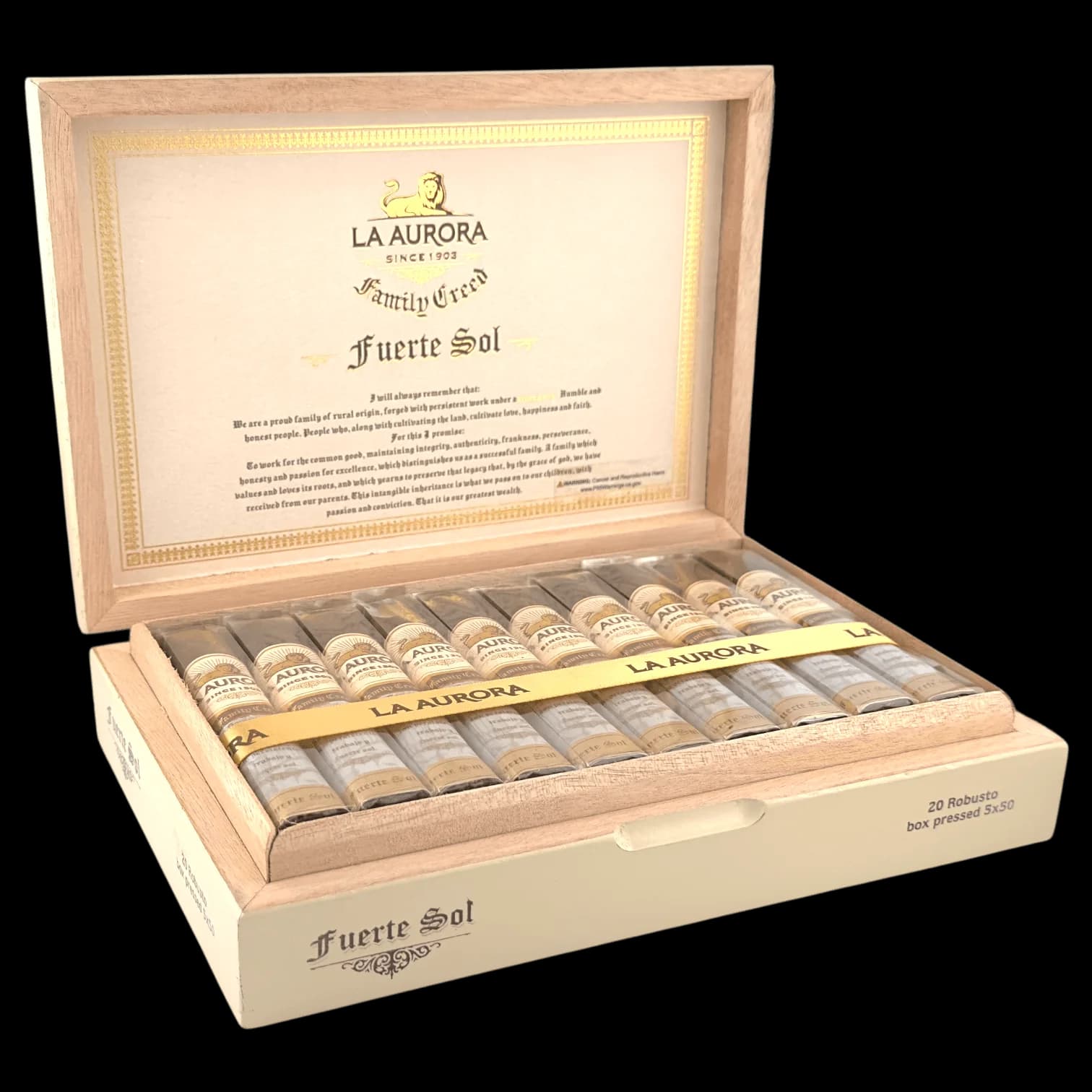 La Aurora Family Creed Fuerte Sol Robusto