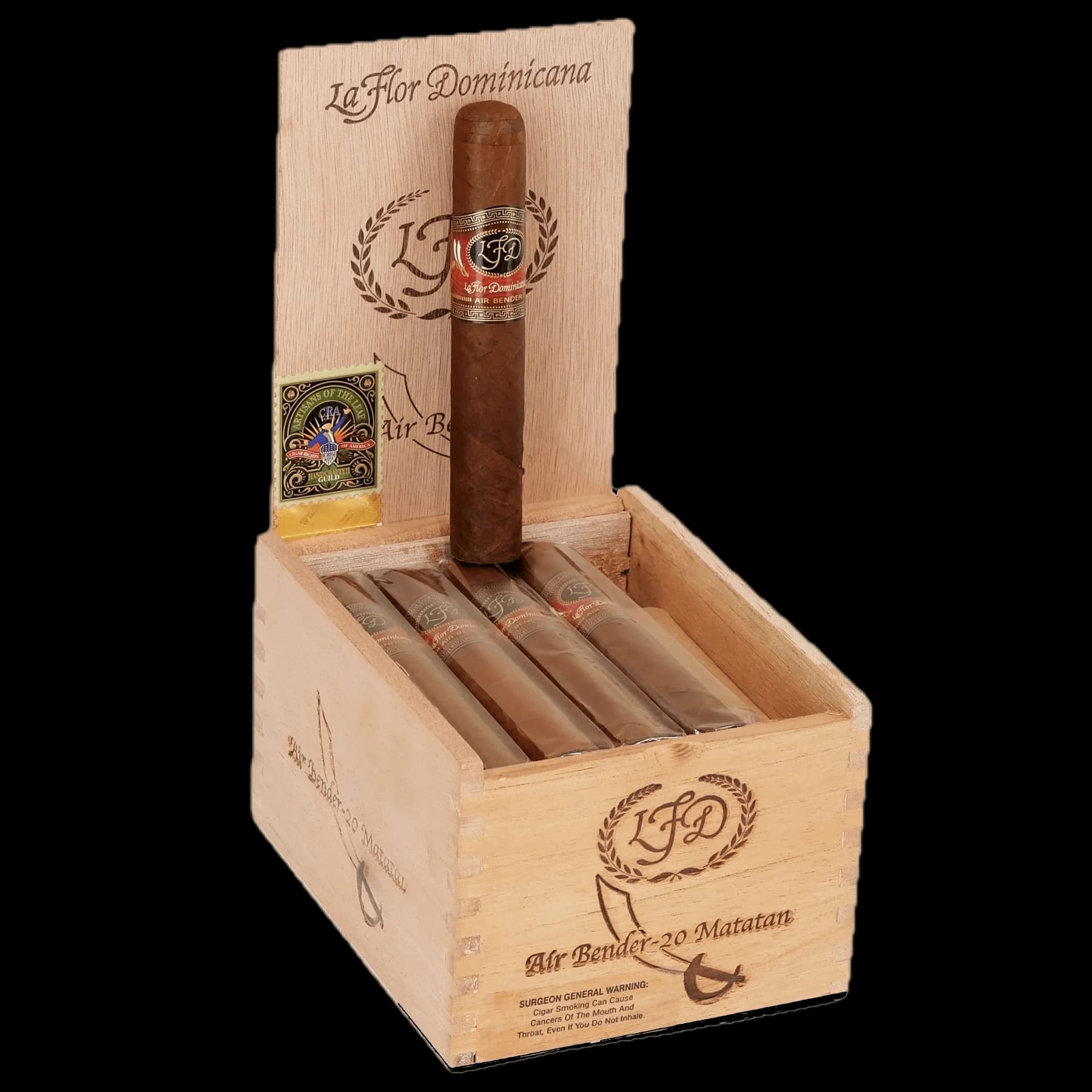 La Flor Dominicana Air Bender Matatan Maduro - Box of 20