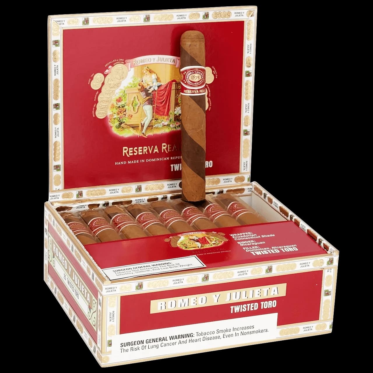 Romeo Y Julieta Reserva Real Twisted Toro 25