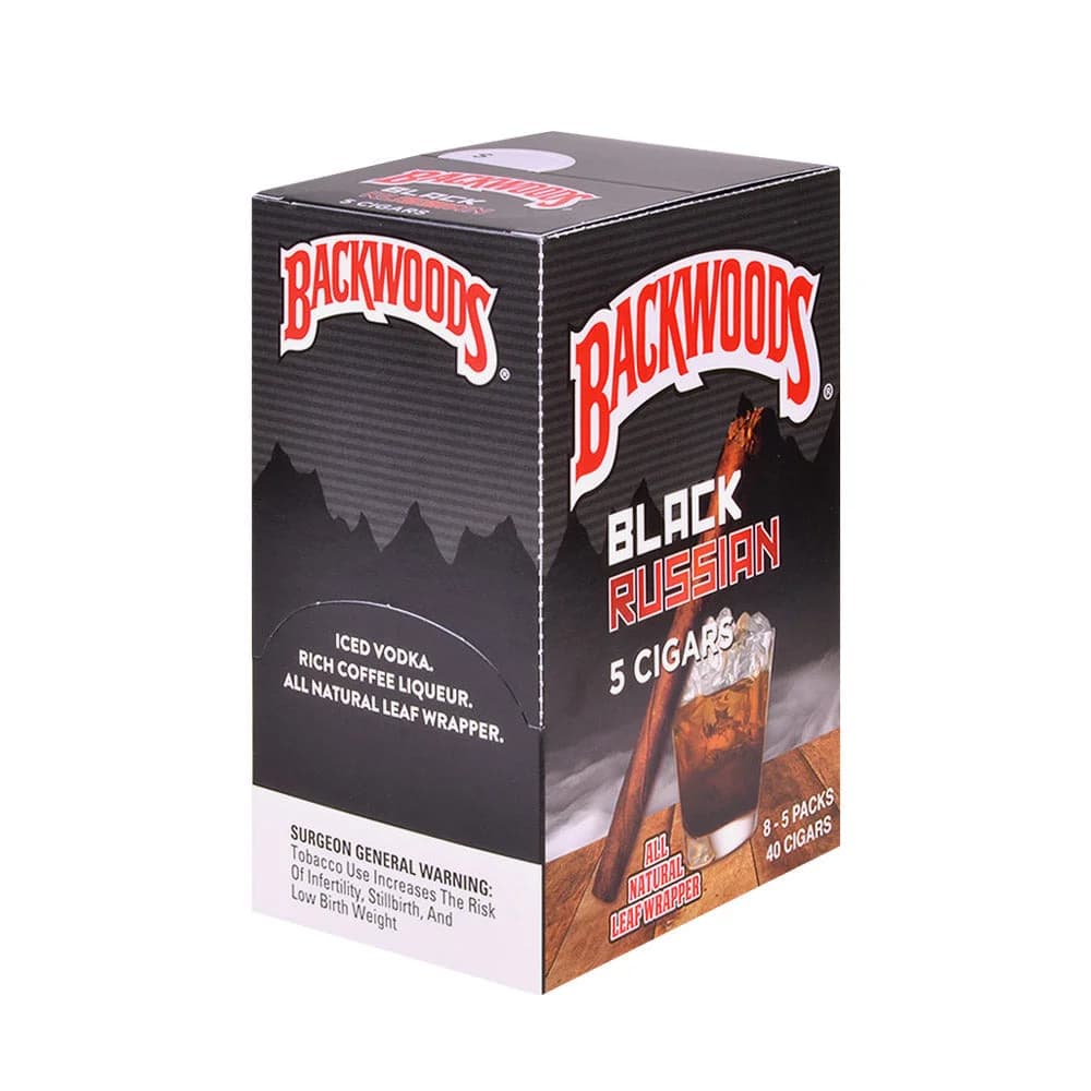 Backwoods Black Russian Cigars (8 Packs of 5)