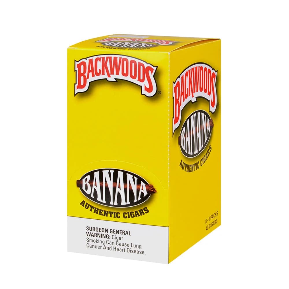 Backwoods Banana Cigars (8 Packs of 5)