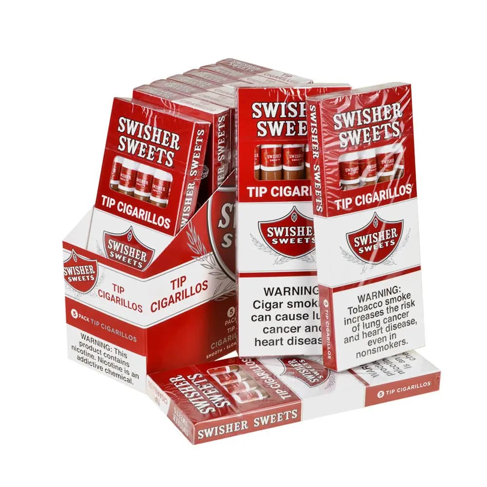 Swisher Sweets Regular Tip Cigarillos (10 Packs of 5)