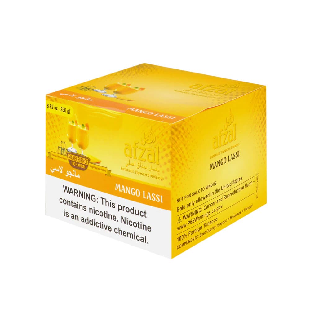 Afzal Mango Lassi Hookah Tobacco - 250g Shisha Molasses