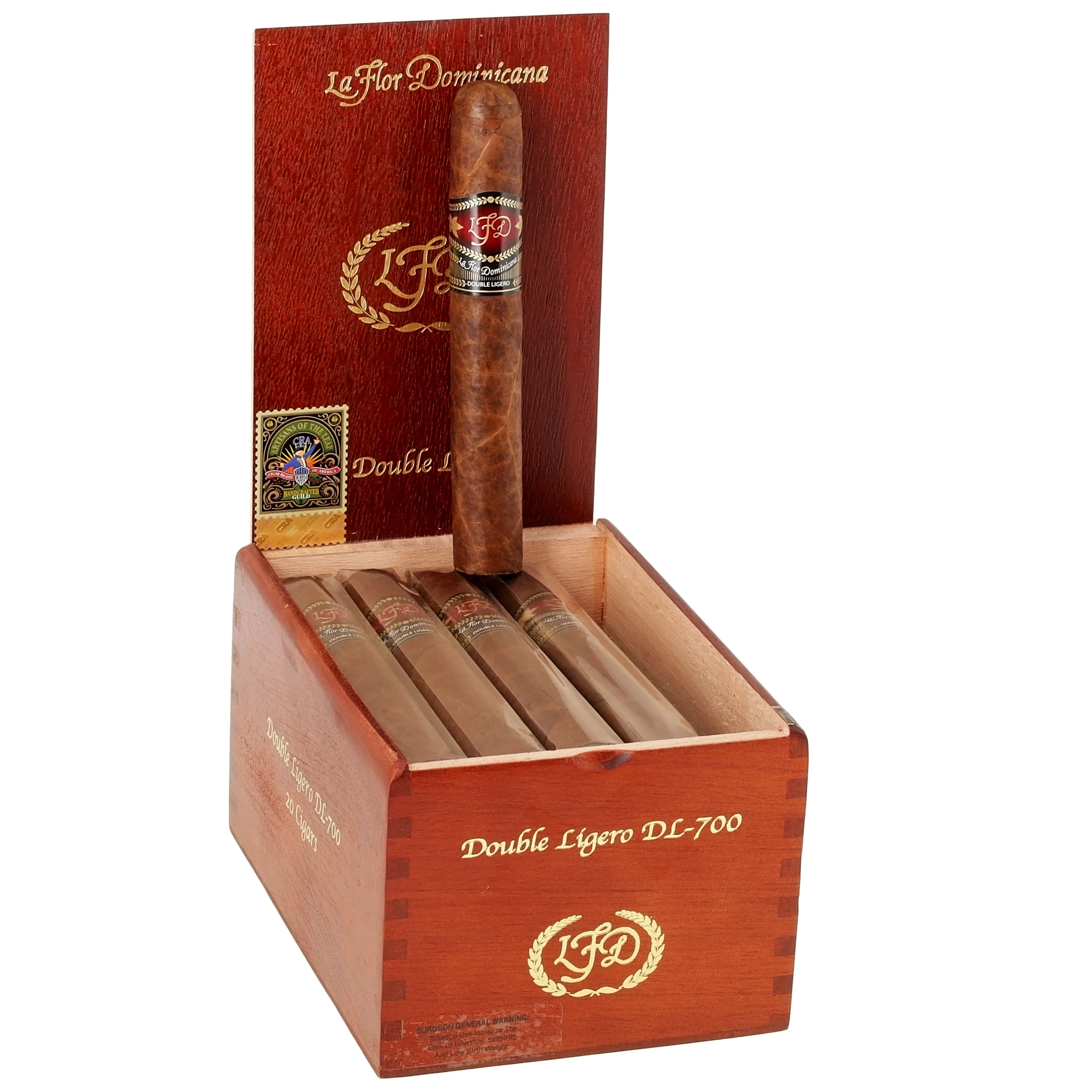 La Flor Dominicana Double Ligero 700 Natural - Box of 20