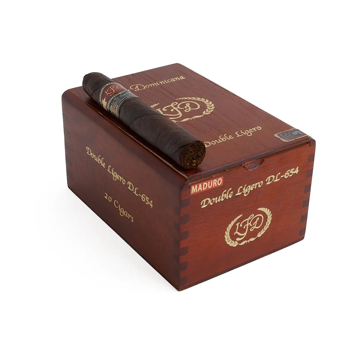 La Flor Dominicana Double Ligero 654 Maduro - Box of 20